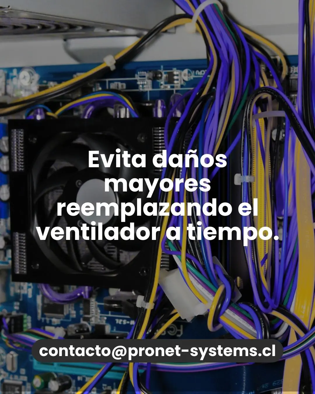 Reemplaza ventilador